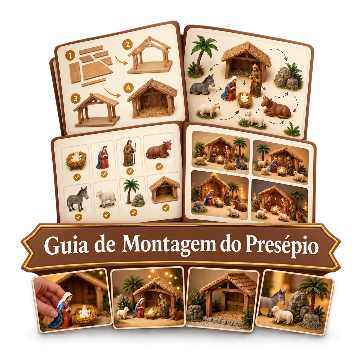 Bônus 1 — Guia de Montagem do Presépio