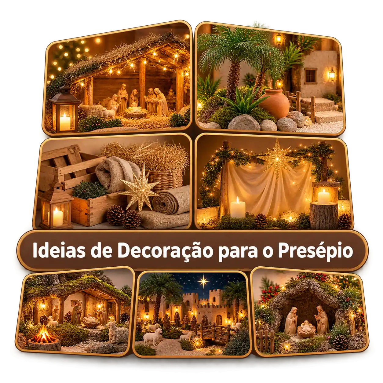 Bônus 2 — Ideias de Decoração para o Presépio
